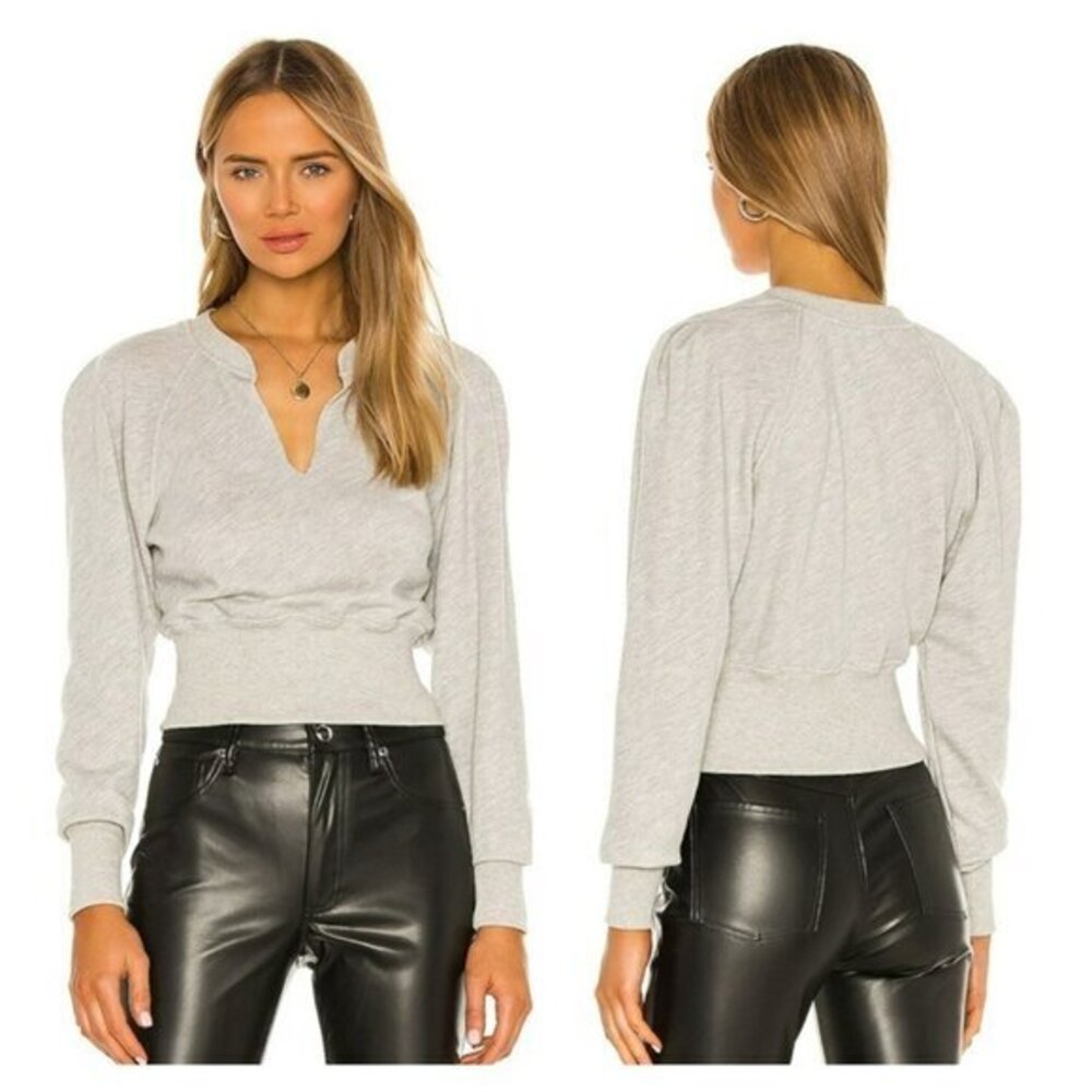 L'Academie 80s Sleeve Sweatshirt Grey
